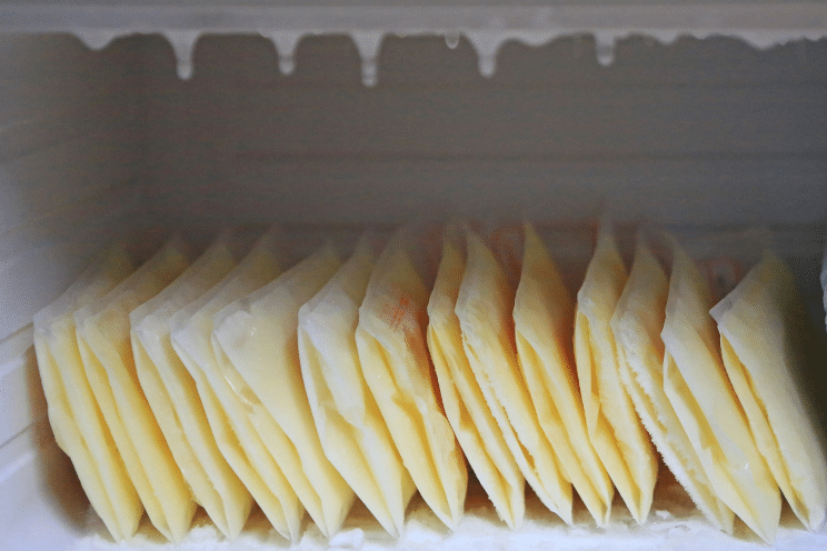 Frozen breast milk