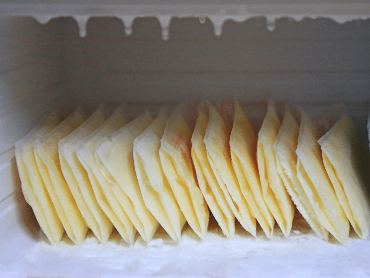 Frozen breast milk