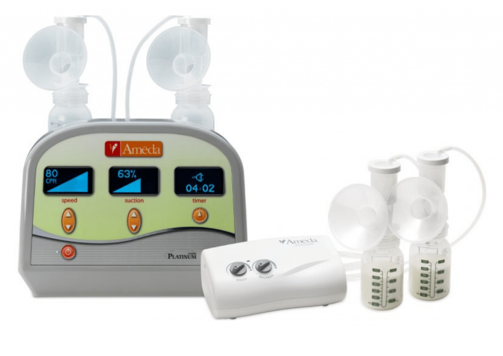Medela Symphony vs Ameda Platinum. Ameda is a multi user hospital grade breast pump.